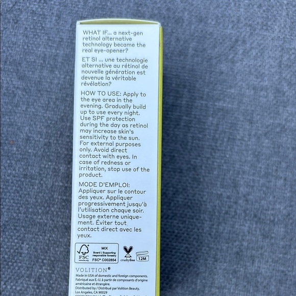 New in box! 
Grenache Retinol Eye Cream with Peptides + Hyaluronic Acid - Picture 3 of 6